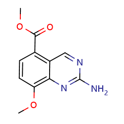 methyl2-amino-8-methoxy-quinazoline-5-carboxylate图片