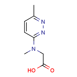 2-[methyl(6-methylpyridazin-3-yl)amino]aceticacid图片