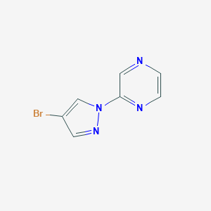 2-(4-bromo-1H-pyrazol-1-yl)pyrazine图片