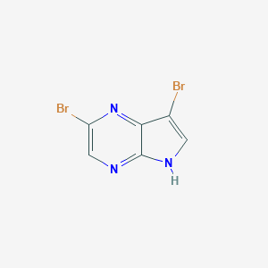 2,7-Dibromo-5H-pyrrolo[2,3-b]pyrazine图片
