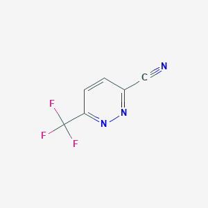 6-(trifluoromethyl)pyridazine-3-carbonitrile图片