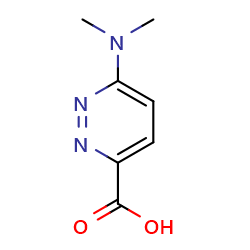 6-(dimethylamino)pyridazine-3-carboxylicacid图片