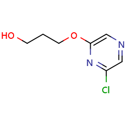3-[(6-chloropyrazin-2-yl)oxy]propan-1-ol图片