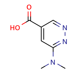 6-(dimethylamino)pyridazine-4-carboxylicacid图片
