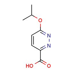 6-(propan-2-yloxy)pyridazine-3-carboxylicacid图片