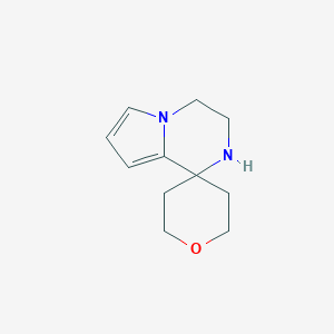 3',4'-dihydro-2'H-spiro[oxane-4,1'-pyrrolo[1,2-a]pyrazine]图片
