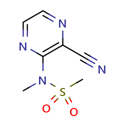 N-(3-cyanopyrazin-2-yl)-N-methylmethanesulfonamide图片