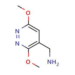 (3,6-dimethoxypyridazin-4-yl)methanamine图片