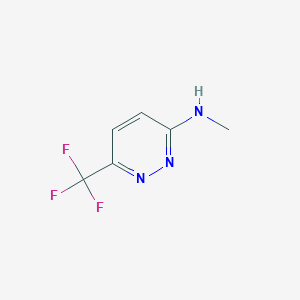 N-methyl-6-(trifluoromethyl)pyridazin-3-amine图片