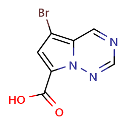 5-bromopyrrolo[2,1-f][1,2,4]triazine-7-carboxylicacid图片