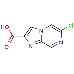 6-chloroimidazo[1,2-a]pyrazine-2-carboxylicacid图片