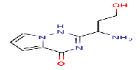 2-(1-amino-3-hydroxypropyl)-1H,4H-pyrrolo[2,1-f][1,2,4]triazin-4-one图片