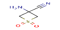 3-amino-1,1-dioxo-thietane-3-carbonitrile图片