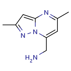 1-{2,5-dimethylpyrazolo[1,5-a]pyrimidin-7-yl}methanamine图片