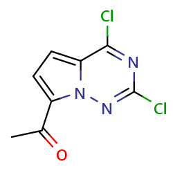 1-{2,4-dichloropyrrolo[2,1-f][1,2,4]triazin-7-yl}ethan-1-one图片