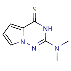 2-(dimethylamino)-3H,4H-pyrrolo[2,1-f][1,2,4]triazine-4-thione图片