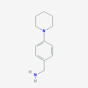1-[4-(piperidin-1-yl)phenyl]methanamine图片