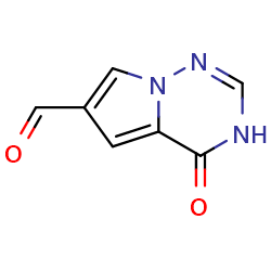 4-oxo-3H,4H-pyrrolo[2,1-f][1,2,4]triazine-6-carbaldehyde图片