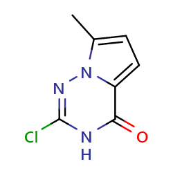 2-chloro-7-methyl-3H,4H-pyrrolo[2,1-f][1,2,4]triazin-4-one图片