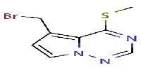 5-(bromomethyl)-4-(methylsulfanyl)pyrrolo[2,1-f][1,2,4]triazine图片
