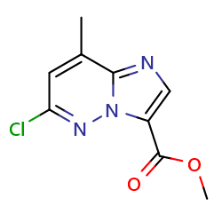 methyl6-chloro-8-methylimidazo[1,2-b]pyridazine-3-carboxylate图片