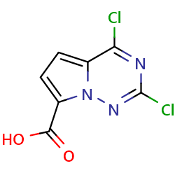 2,4-dichloropyrrolo[2,1-f][1,2,4]triazine-7-carboxylicacid图片