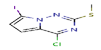 4-chloro-7-iodo-2-(methylsulfanyl)pyrrolo[2,1-f][1,2,4]triazine图片