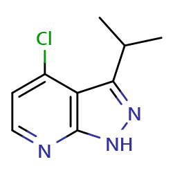 4-chloro-3-(propan-2-yl)-1H-pyrazolo[3,4-b]pyridine图片