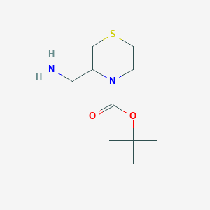4-N-Boc-3-aminomethylthiomorpholine图片