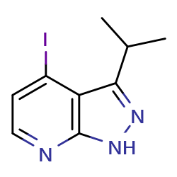 4-iodo-3-(propan-2-yl)-1H-pyrazolo[3,4-b]pyridine图片