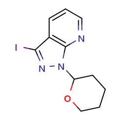 3-iodo-1-(oxan-2-yl)-1H-pyrazolo[3,4-b]pyridine图片