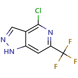 4-chloro-6-(trifluoromethyl)-1H-pyrazolo[4,3-c]pyridine图片