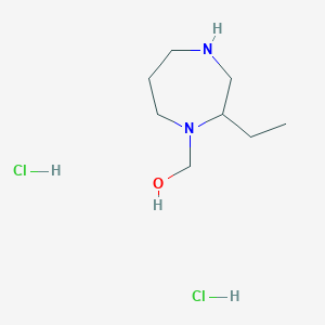 (2-Ethyl-1,4-diazepan-1-yl)methanoldihydrochloride图片