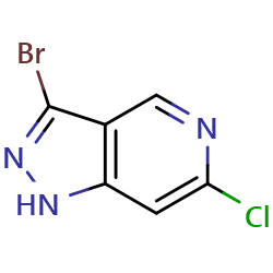 3-bromo-6-chloro-1H-pyrazolo[4,3-c]pyridine图片