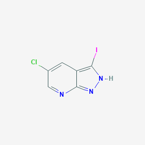 5-chloro-3-iodo-1H-pyrazolo[3,4-b]pyridine图片