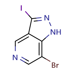 7-bromo-3-iodo-1H-pyrazolo[4,3-c]pyridine图片