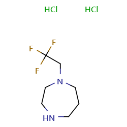 1-(2,2,2-Trifluoroethyl)-1,4-diazepane dihydrochloride图片