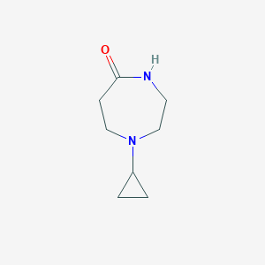 1-cyclopropyl-1,4-diazepan-5-one图片
