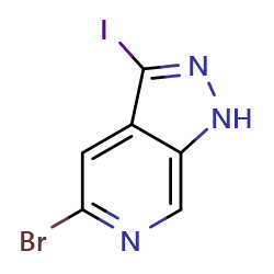 5-bromo-3-iodo-1H-pyrazolo[3,4-c]pyridine图片