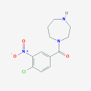 1-(4-chloro-3-nitrobenzoyl)-1,4-diazepane图片