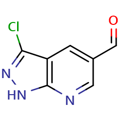 3-chloro-1H-pyrazolo[3,4-b]pyridine-5-carbaldehyde图片