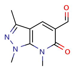 1,3,7-trimethyl-6-oxo-1H,6H,7H-pyrazolo[3,4-b]pyridine-5-carbaldehyde图片