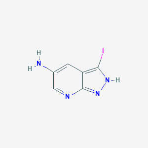 3-iodo-1H-pyrazolo[3,4-b]pyridin-5-amine图片
