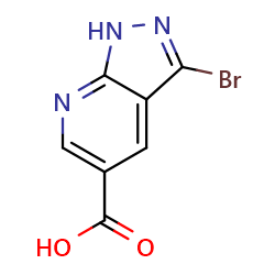 3-bromo-1H-pyrazolo[3,4-b]pyridine-5-carboxylicacid图片