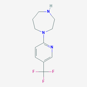 1-(5-三氟甲基吡啶-2-基)-1,4-二簪烷图片