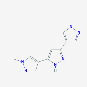 1,1''-dimethyl-1H,1'H,1''H-4,3':5',4''-terpyrazole图片