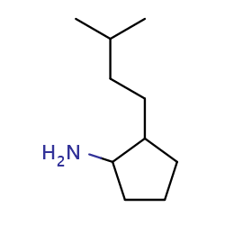 2-(3-methylbutyl)cyclopentan-1-amine图片