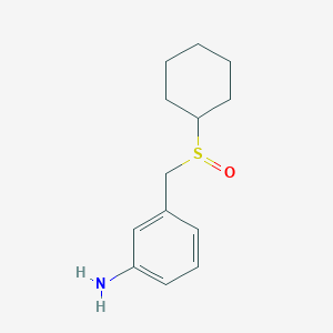 3-[(cyclohexanesulfinyl)methyl]aniline图片