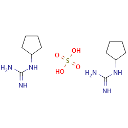 bis(N''-cyclopentylguanidine)sulfuricacid图片