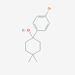 4-(4-Bromophenyl)-4-hydroxy-1,1-dimethylcyclohexane图片